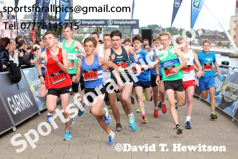 Simplyhealth Junior Great North Run. Photo: David T. Hewitson/Sports for All Pics